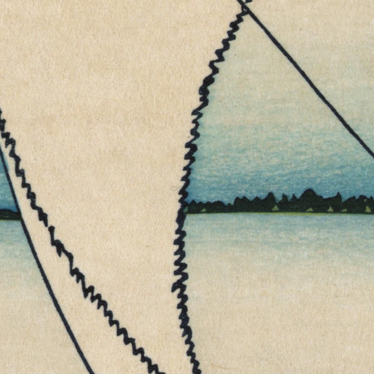 Kazusa No Kairo katsushika hokusai khk35 canvas print