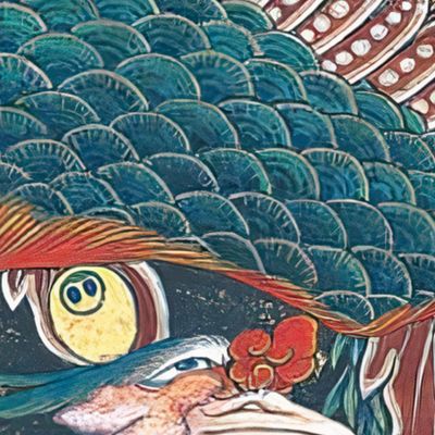 Phoenix Yatai Festival katsushika hokusai khk39 canvas print