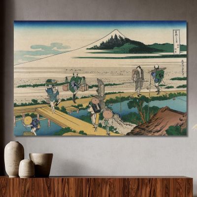 Nakahara In Sagami Province katsushika hokusai khk43 canvas print 