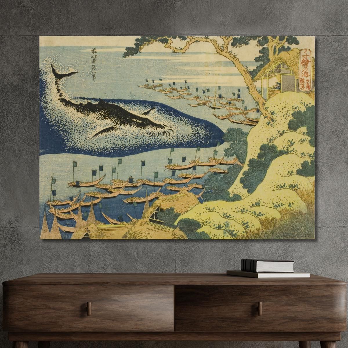 Oceans Of Wisdom katsushika hokusai khk44 canvas print 