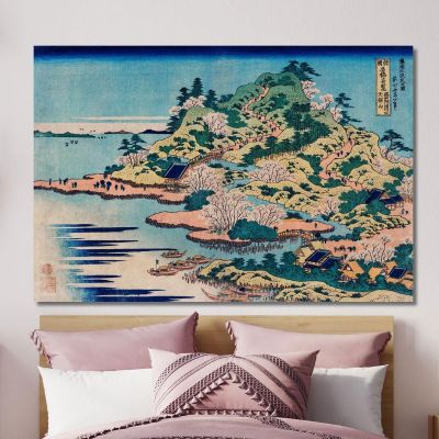 Sesshu Ajigawaguchi Assembly katsushika hokusai khk61 canvas print 