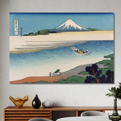 Tama River In Musashi Province katsushika hokusai khk71 canvas print 