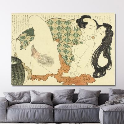 The Adonis Plant katsushika hokusai khk74 canvas print 