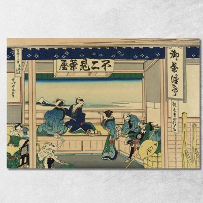 Yoshida On The Tokaido katsushika hokusai khk102 canvas print 