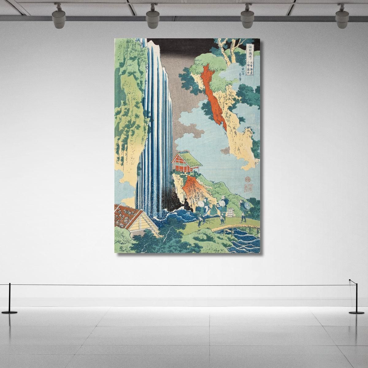 Falls Of Ono On The Kisokaido katsushika hokusai khk103 canvas print 