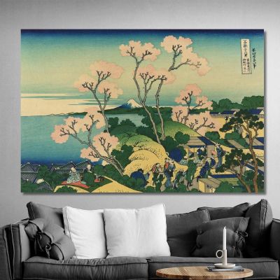 Goten-Yama Hill Shinagawa On The Tokaido katsushika hokusai khk104 canvas print 