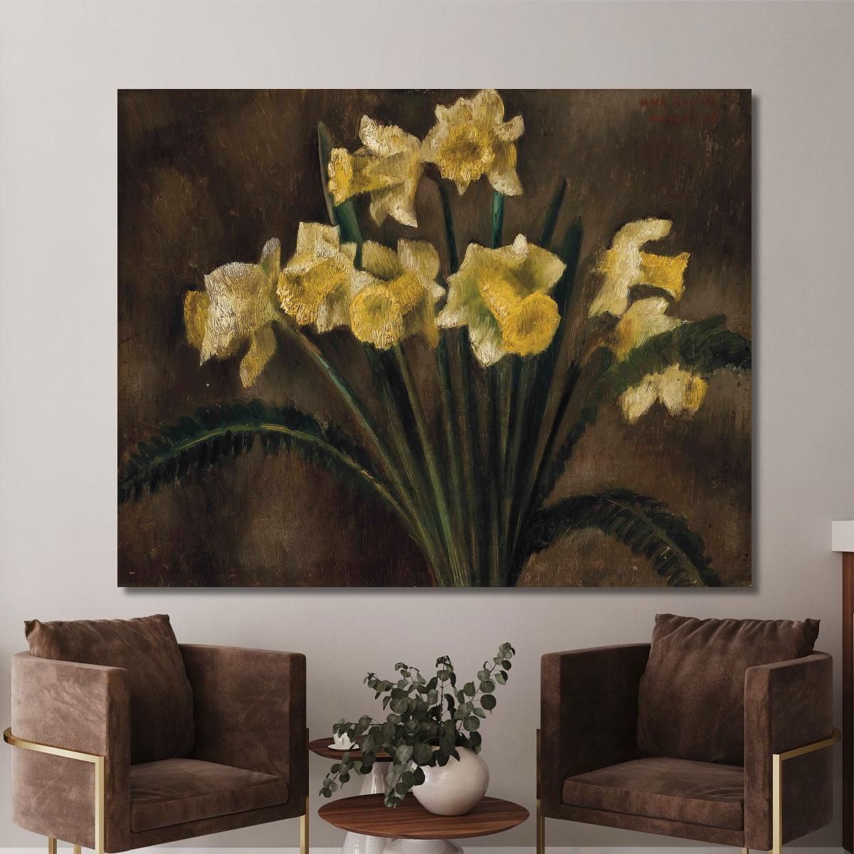 Daffodils Mark Gertler mgr3 canvas print 