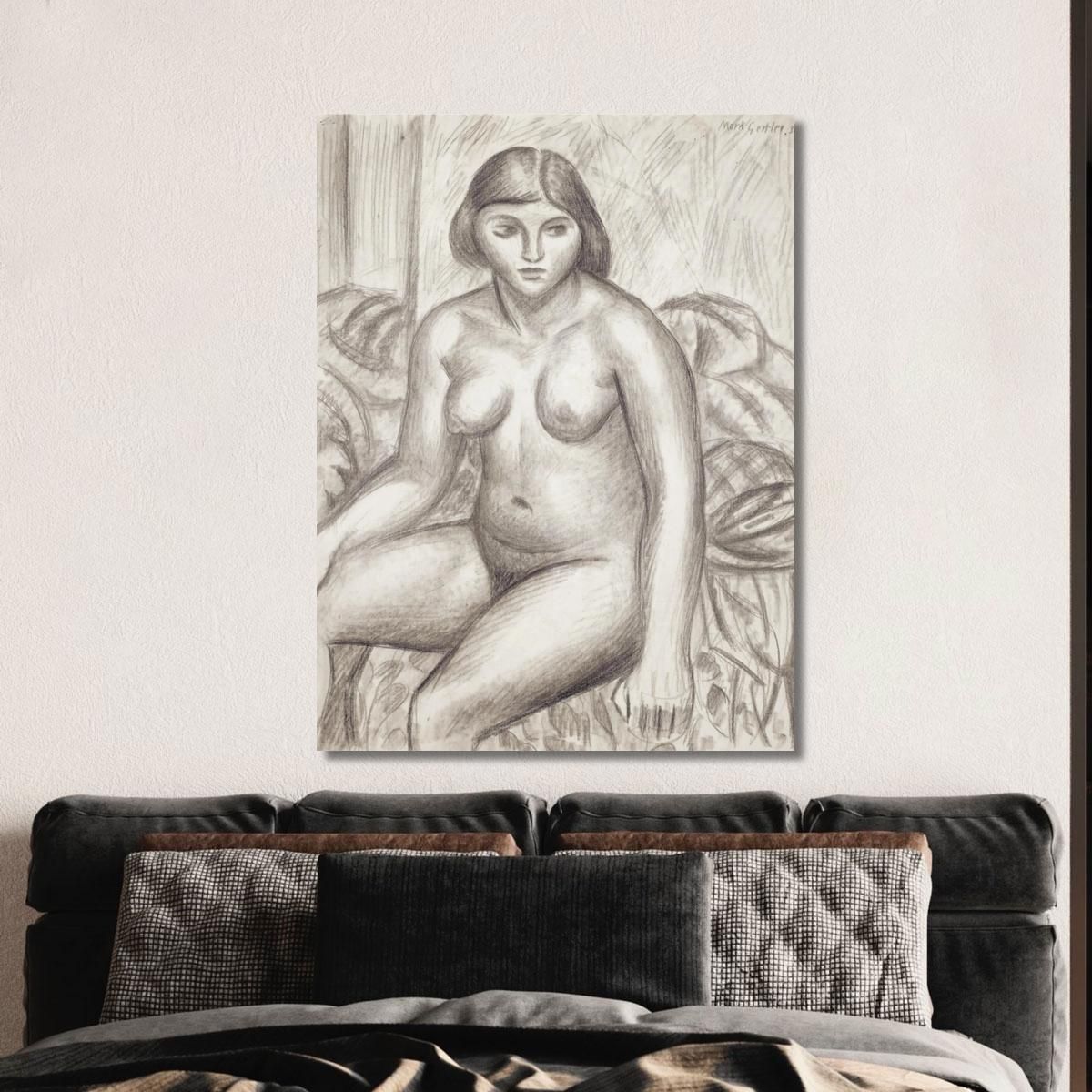 Female Nude Mark Gertler mgr4 canvas print 