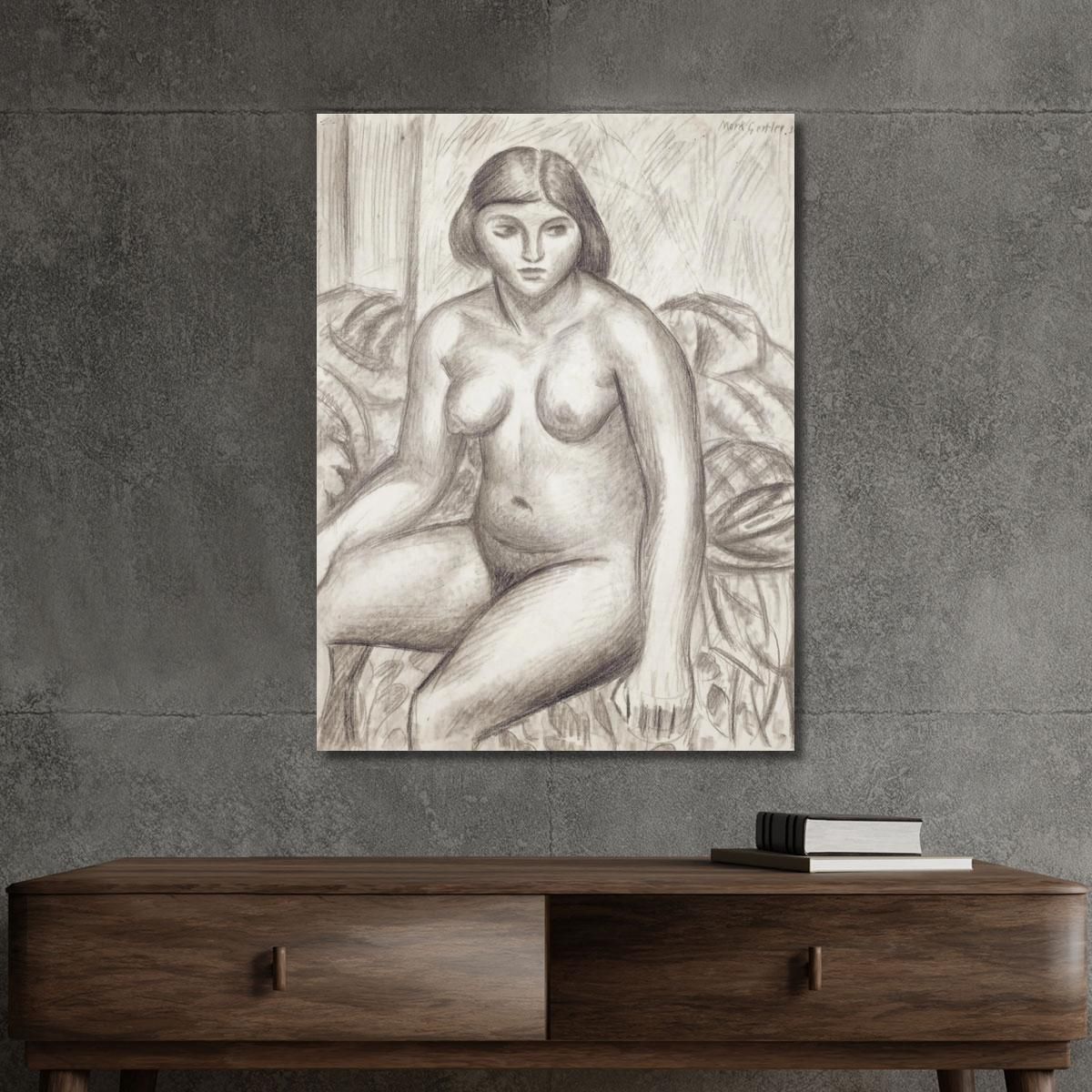 Female Nude Mark Gertler mgr4 canvas print 