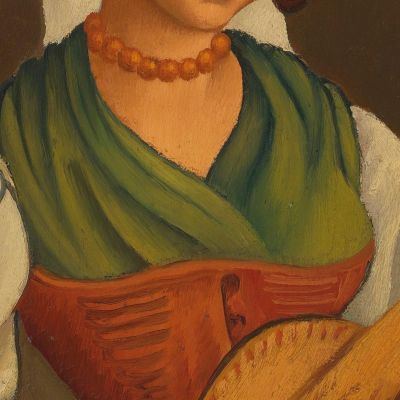 Girl With Mandolin After Gino Severini Mark Gertler mgr7 canvas print