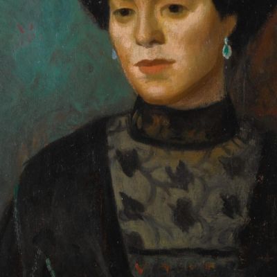 Portrait Of The Artist'S Sister Sophie Mark Gertler mgr19 canvas print