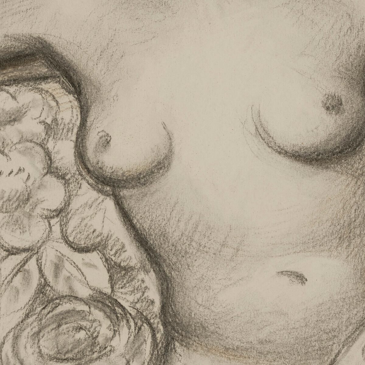 Seated Nude Mark Gertler mgr22 canvas print