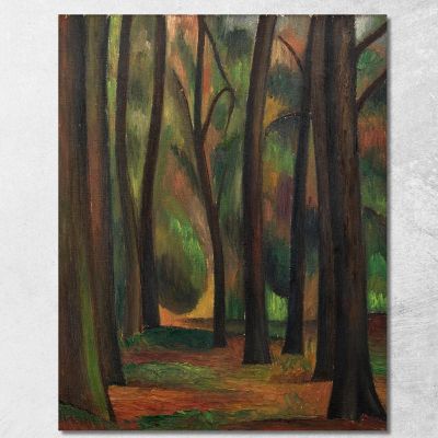 Trees At Garsington Mark Gertler mgr36 canvas print 