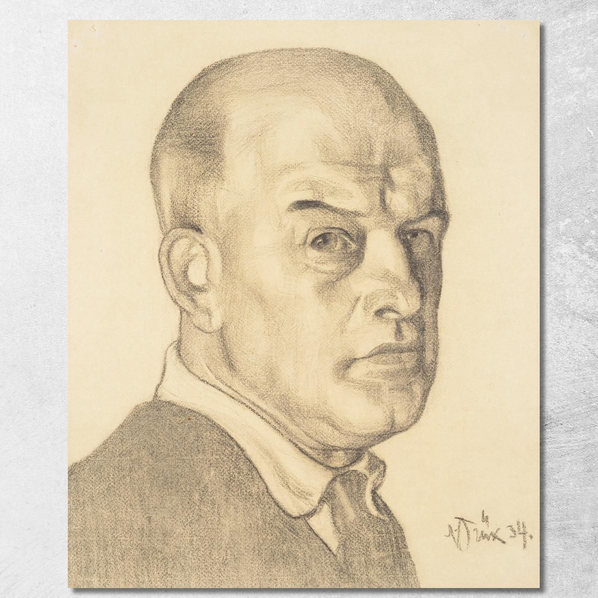 Self Portrait 4 Nikolai Triik ntr5 canvas print  Self Portrait 4 Nikolai Triik ntr5 canvas print