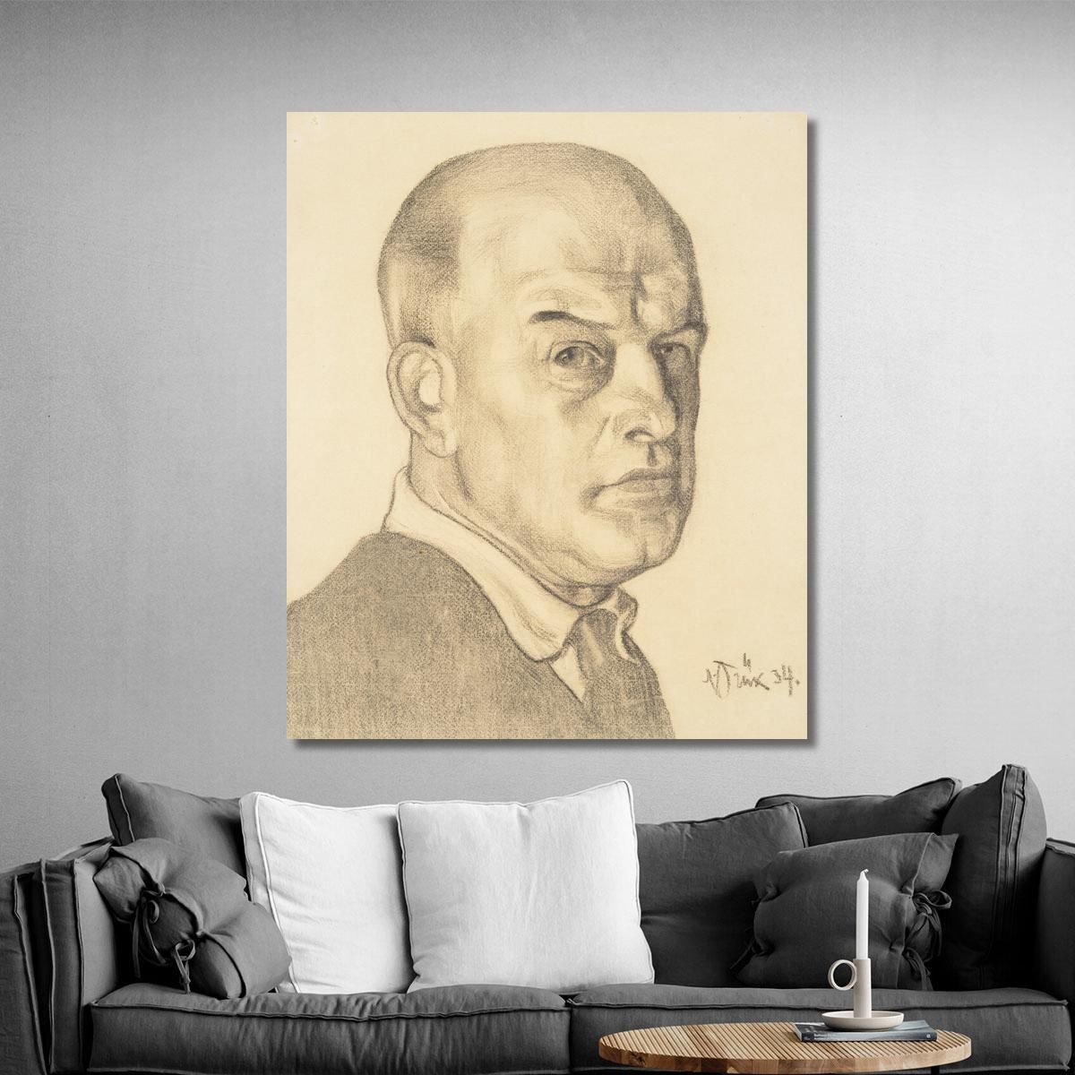 Self Portrait 4 Nikolai Triik ntr5 canvas print