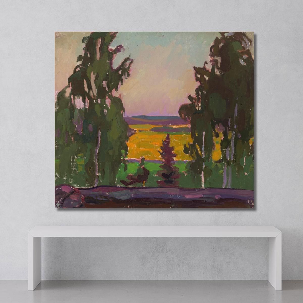 Landscape With Trees Nikolai Triik ntr15 canvas print 