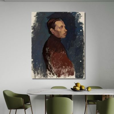 Portrait Of A Man 2 Nikolai Triik ntr18 canvas print 