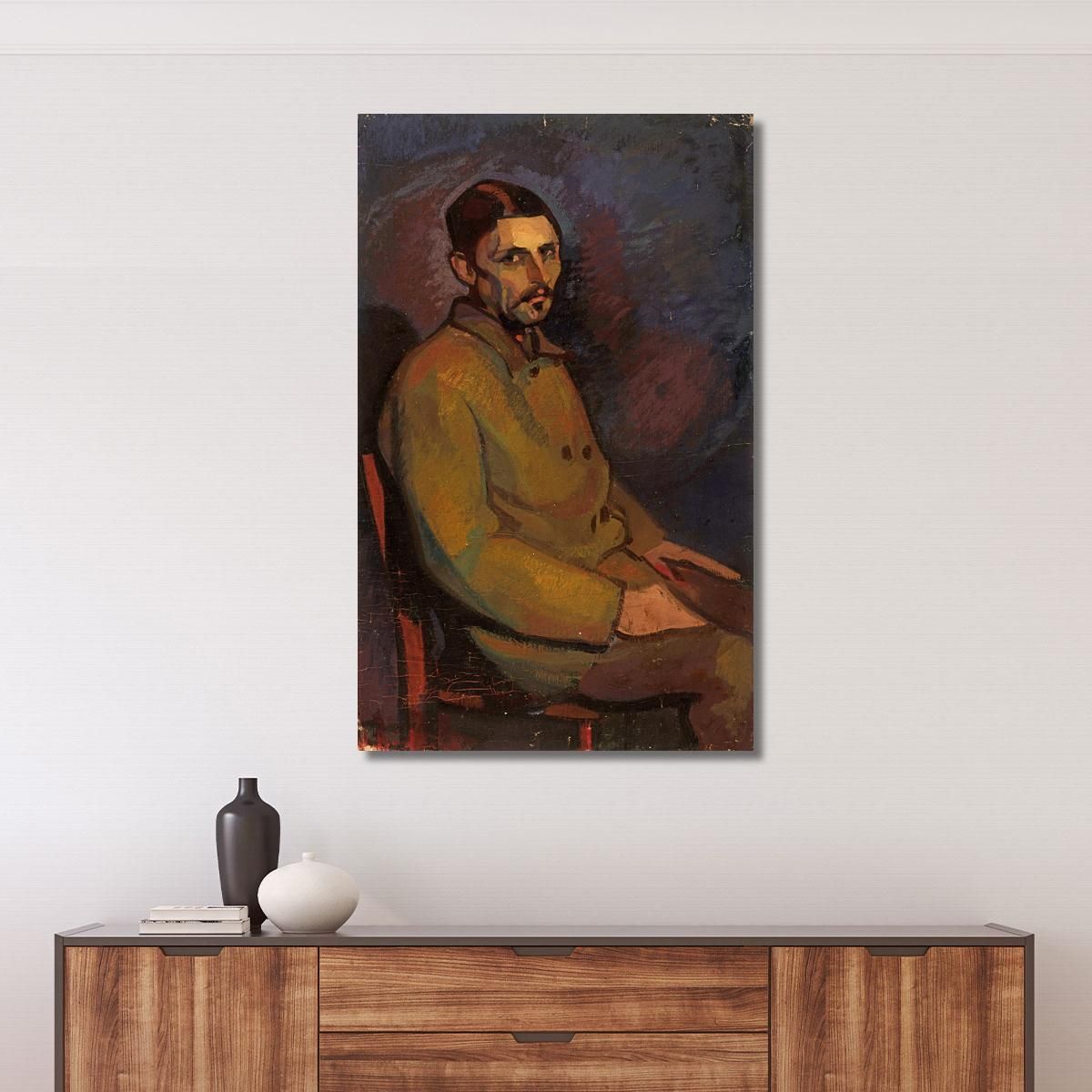 Portrait Of A Man Nikolai Triik ntr19 canvas print 