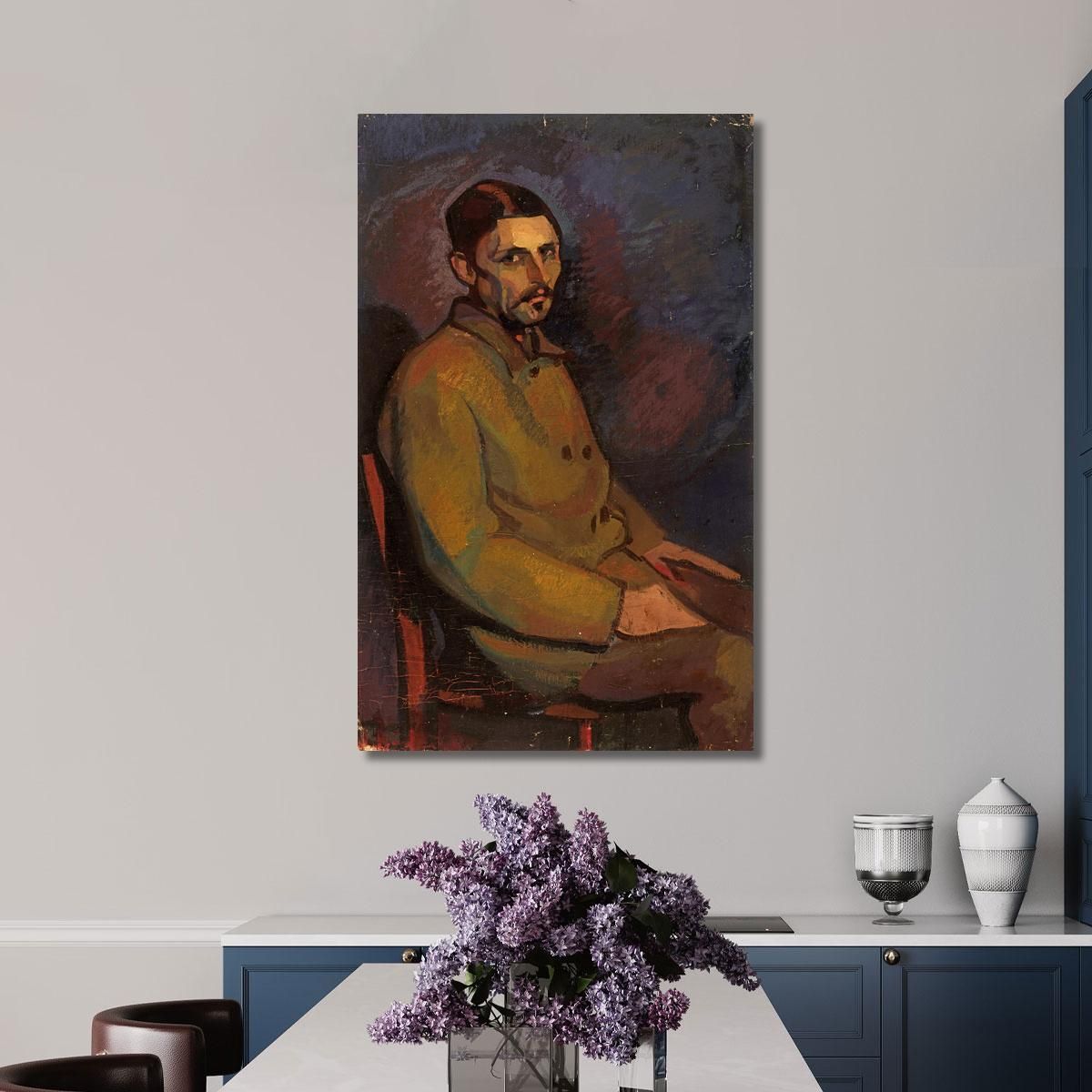 Portrait Of A Man Nikolai Triik ntr19 canvas print 