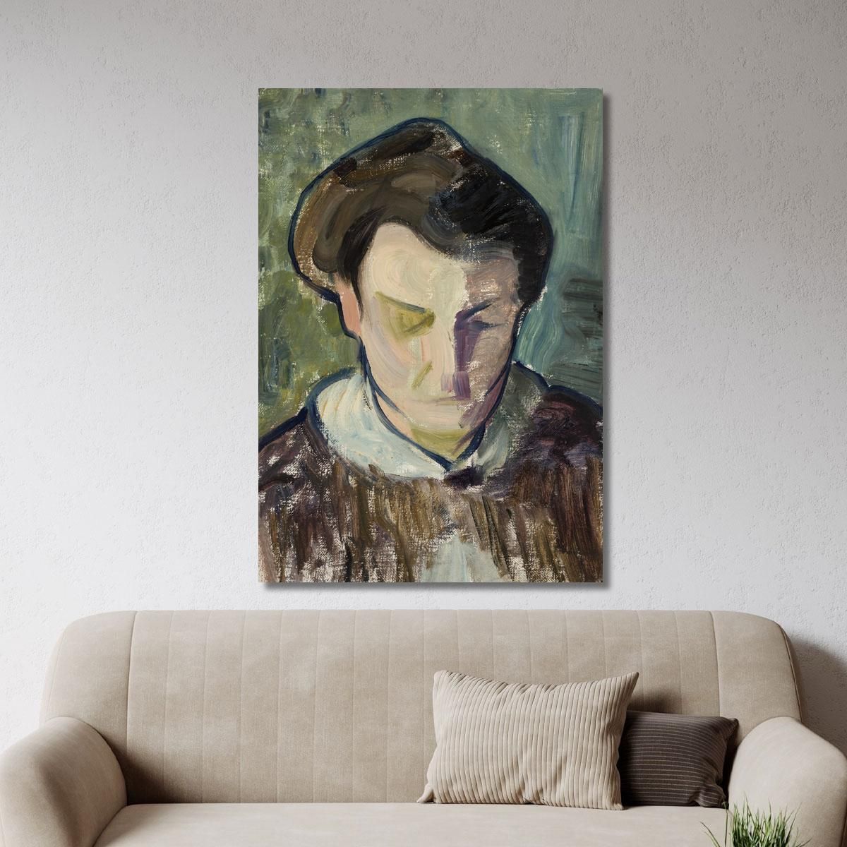 Woman'S Head Nikolai Triik ntr25 canvas print 