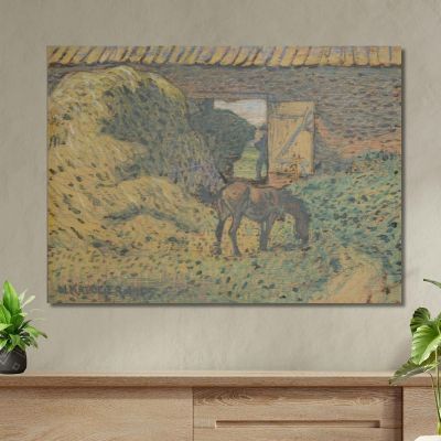 At The Hayloft Nils Kreuger nkr4 canvas print 