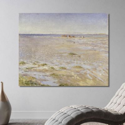 Coastal Scene. Motif From Varberg Nils Kreuger nkr9 canvas print 