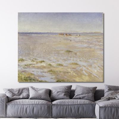 Coastal Scene. Motif From Varberg Nils Kreuger nkr9 canvas print 