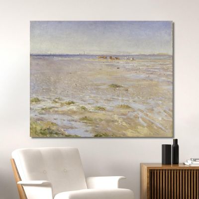 Coastal Scene. Motif From Varberg Nils Kreuger nkr9 canvas print 