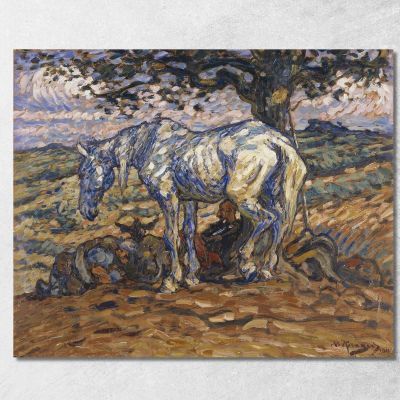 Don Quixote'S Horse Rosinante Nils Kreuger nkr12 canvas print 