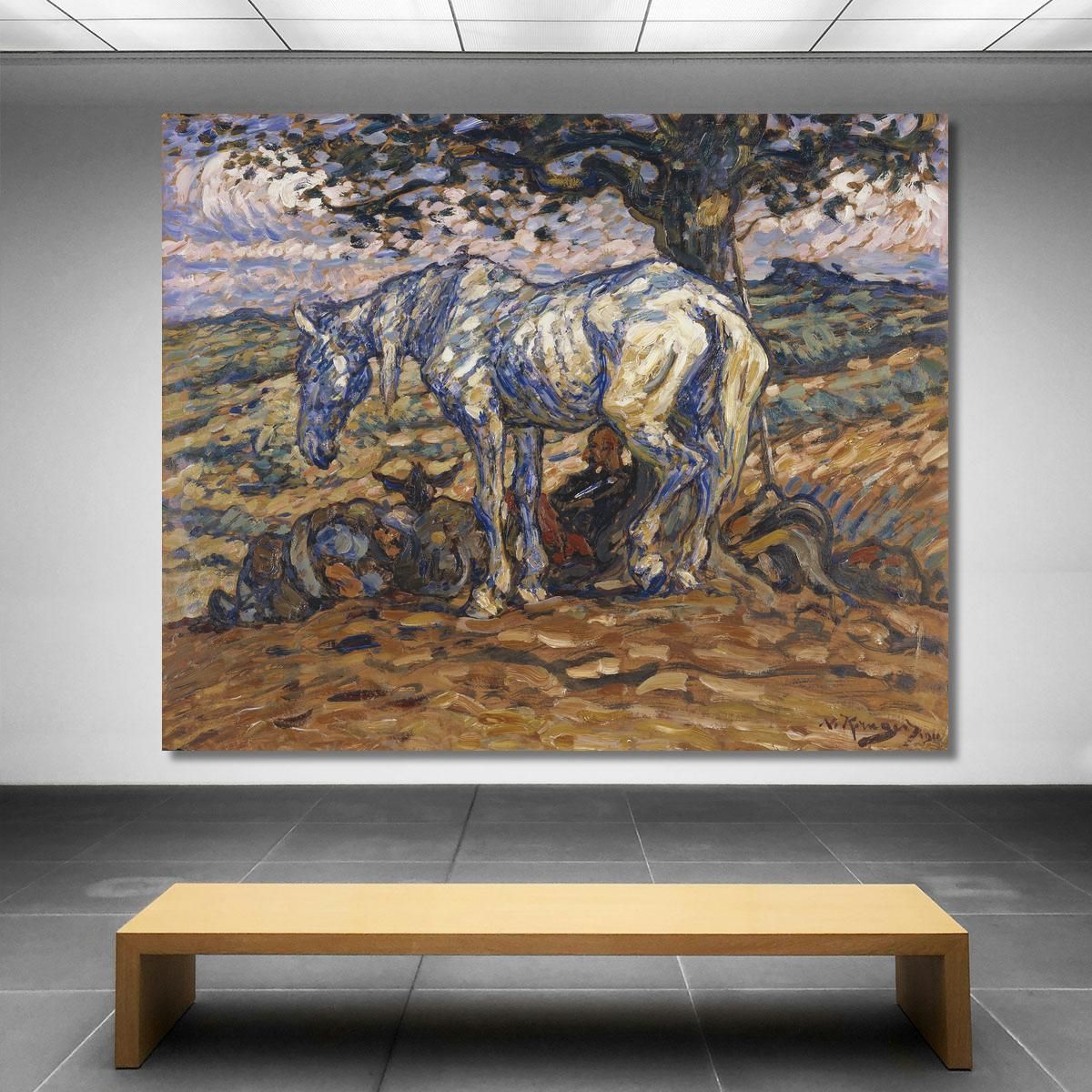Don Quixote'S Horse Rosinante Nils Kreuger nkr12 canvas print 