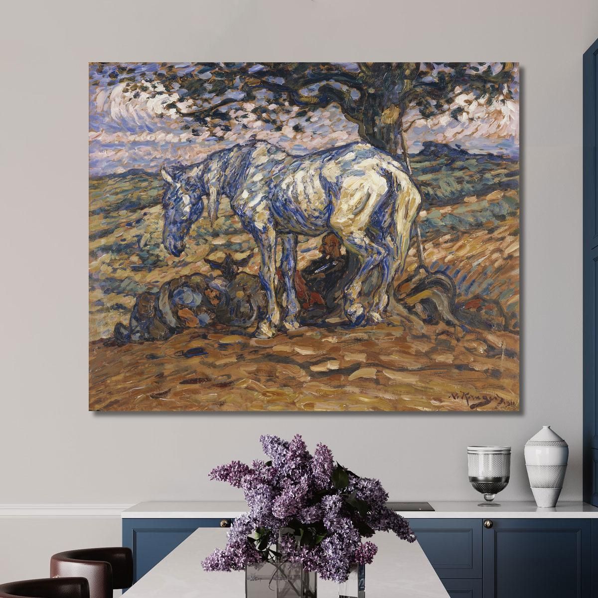 Don Quixote'S Horse Rosinante Nils Kreuger nkr12 canvas print 