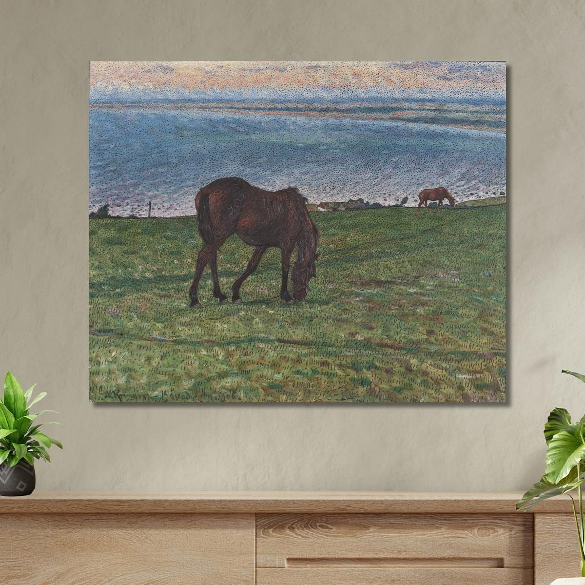 Evening In August Nils Kreuger nkr13 canvas print 
