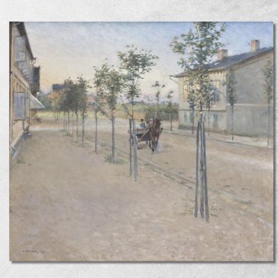 Evening In Varberg Nils Kreuger nkr14 canvas print 