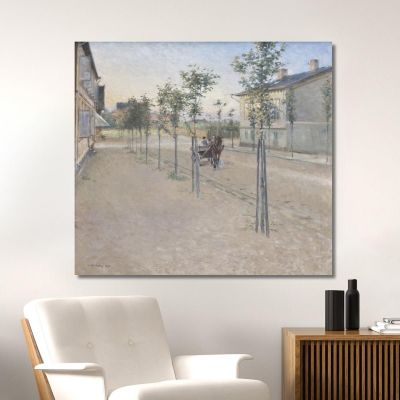 Evening In Varberg Nils Kreuger nkr14 canvas print 