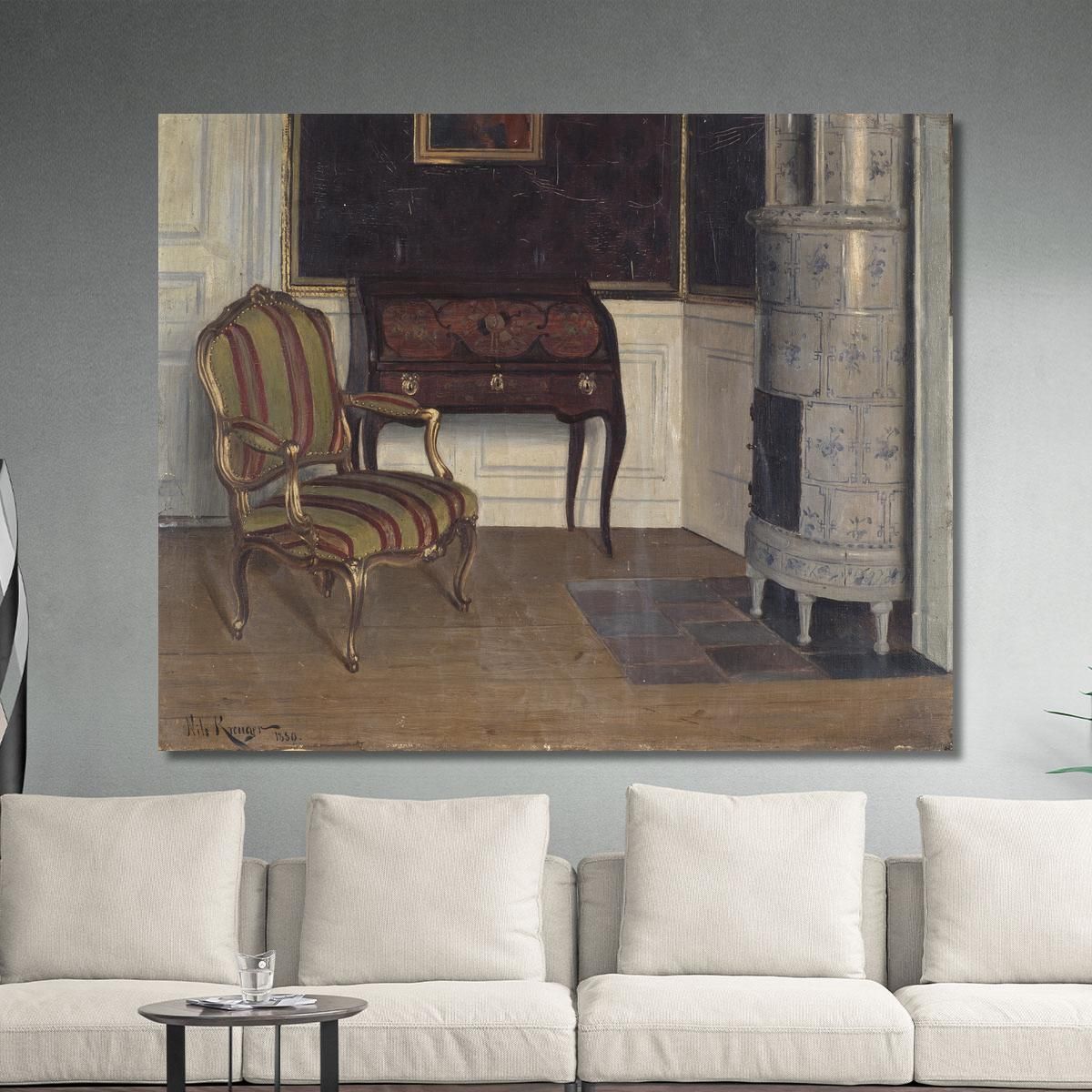 Gripsholm Castle The Princess'S Cabinet Nils Kreuger nkr22 canvas print 