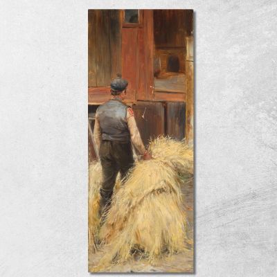 Haymaking Nils Kreuger nkr23 canvas print 