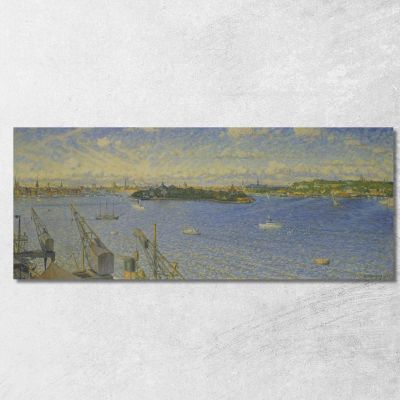 Stockholm Current From Fjällgatan Nils Kreuger nkr49 canvas print 