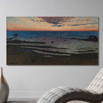 Summer Evening At Kalmarsund Nils Kreuger nkr52 canvas print 