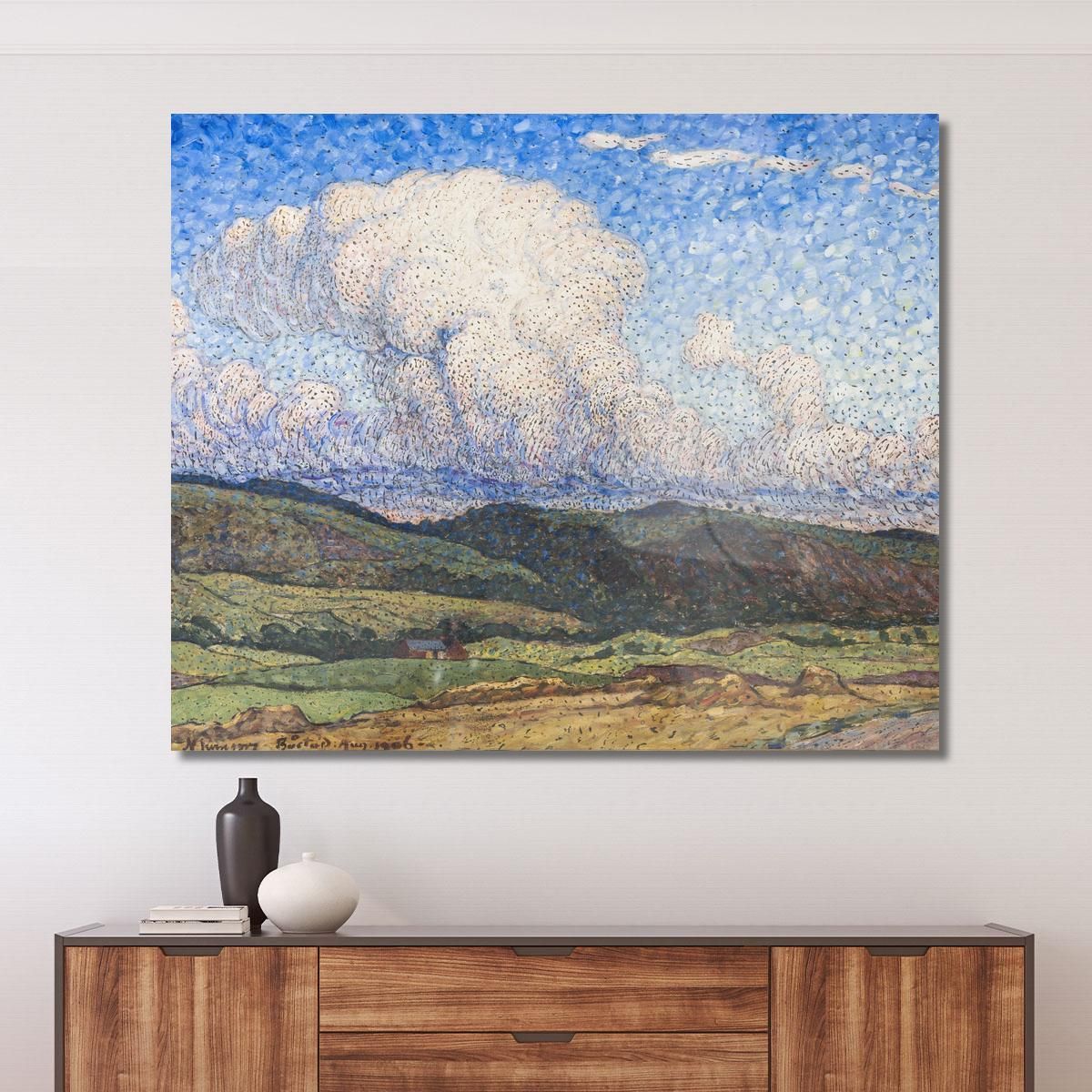 Sunlit Clouds Nils Kreuger nkr53 canvas print 