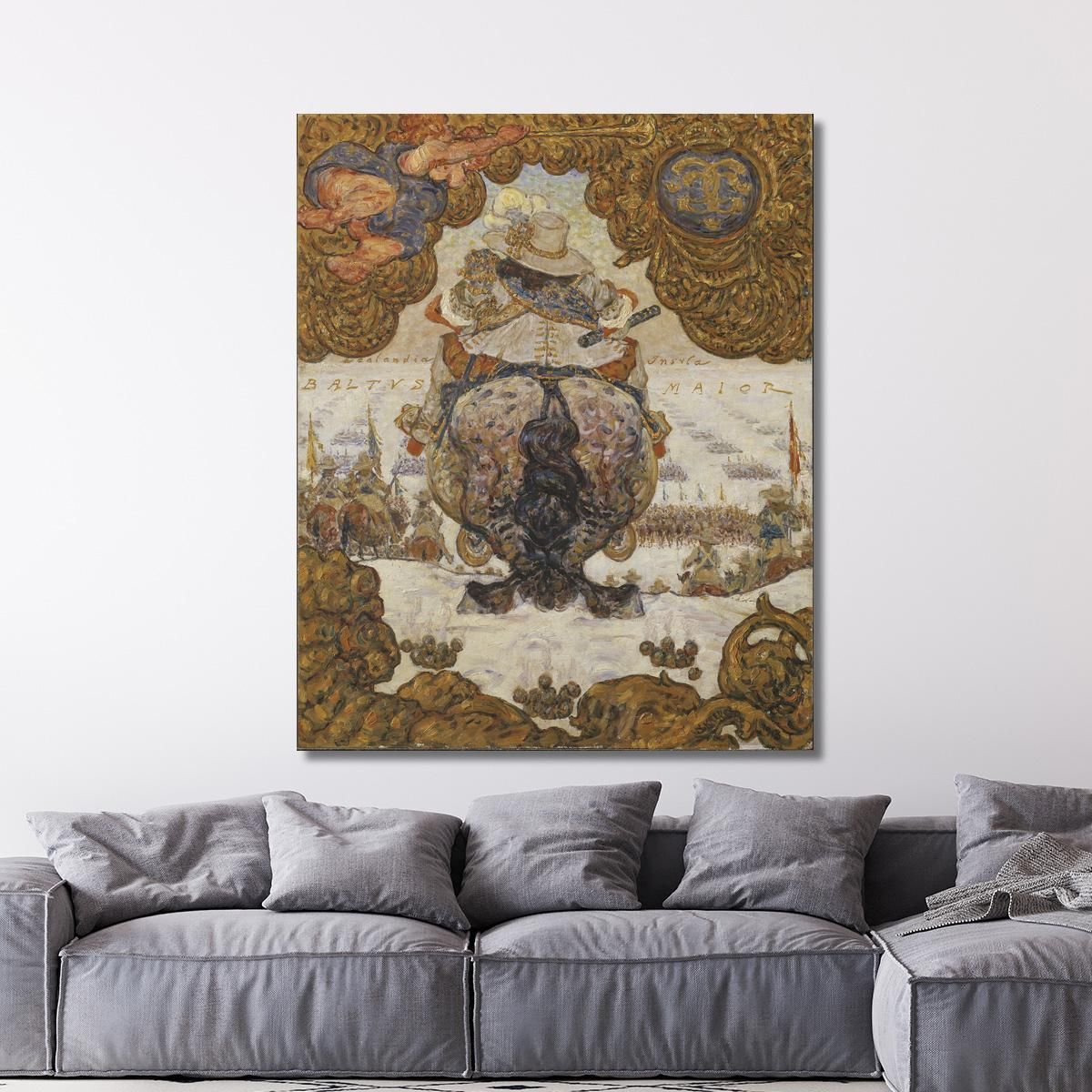 Historic Backs' Second Series Karl X Of Sweden Nils Kreuger nkr64 canvas print 