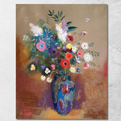 Bouquet Of Flowers Odilon Redon ord11 canvas print 