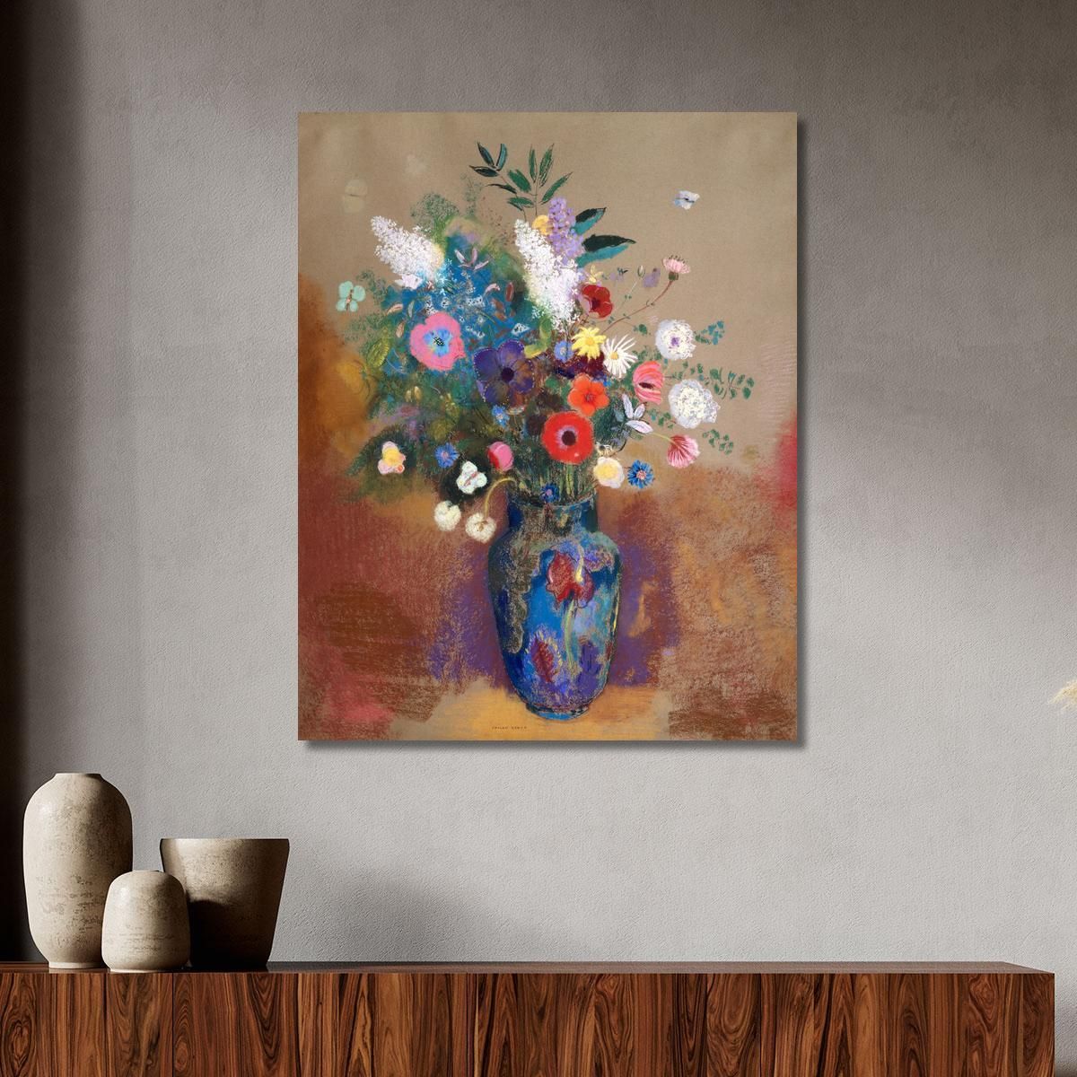 Bouquet Of Flowers Odilon Redon ord11 canvas print 