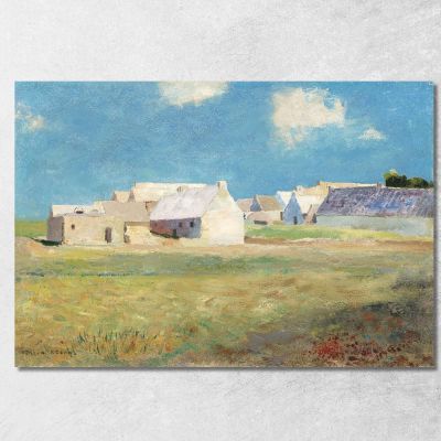 Breton Village Odilon Redon ord12 canvas print 