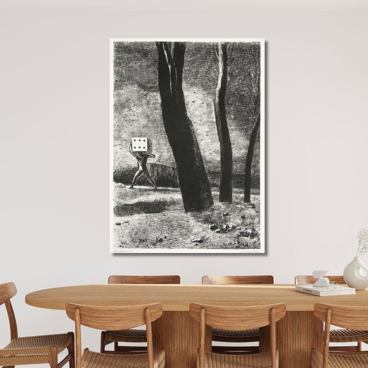 The Player Odilon Redon ord38 canvas print 