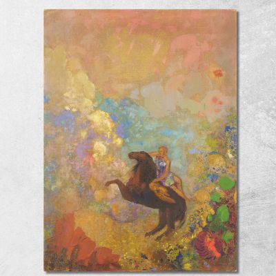 Muse On Pegasus Odilon Redon ord45 canvas print 