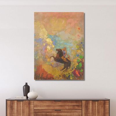 Muse On Pegasus Odilon Redon ord45 canvas print 