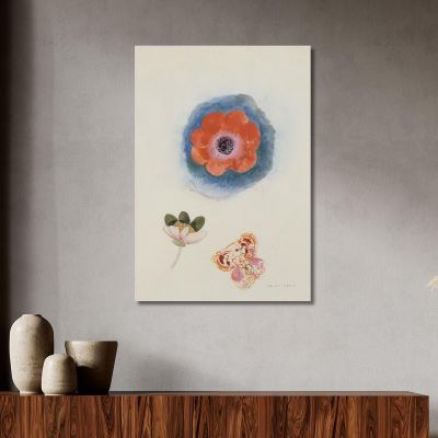 Study Of Flowers Museum Of Fine Arts Of The City Of Paris Odilon Redon ord47 canvas print 