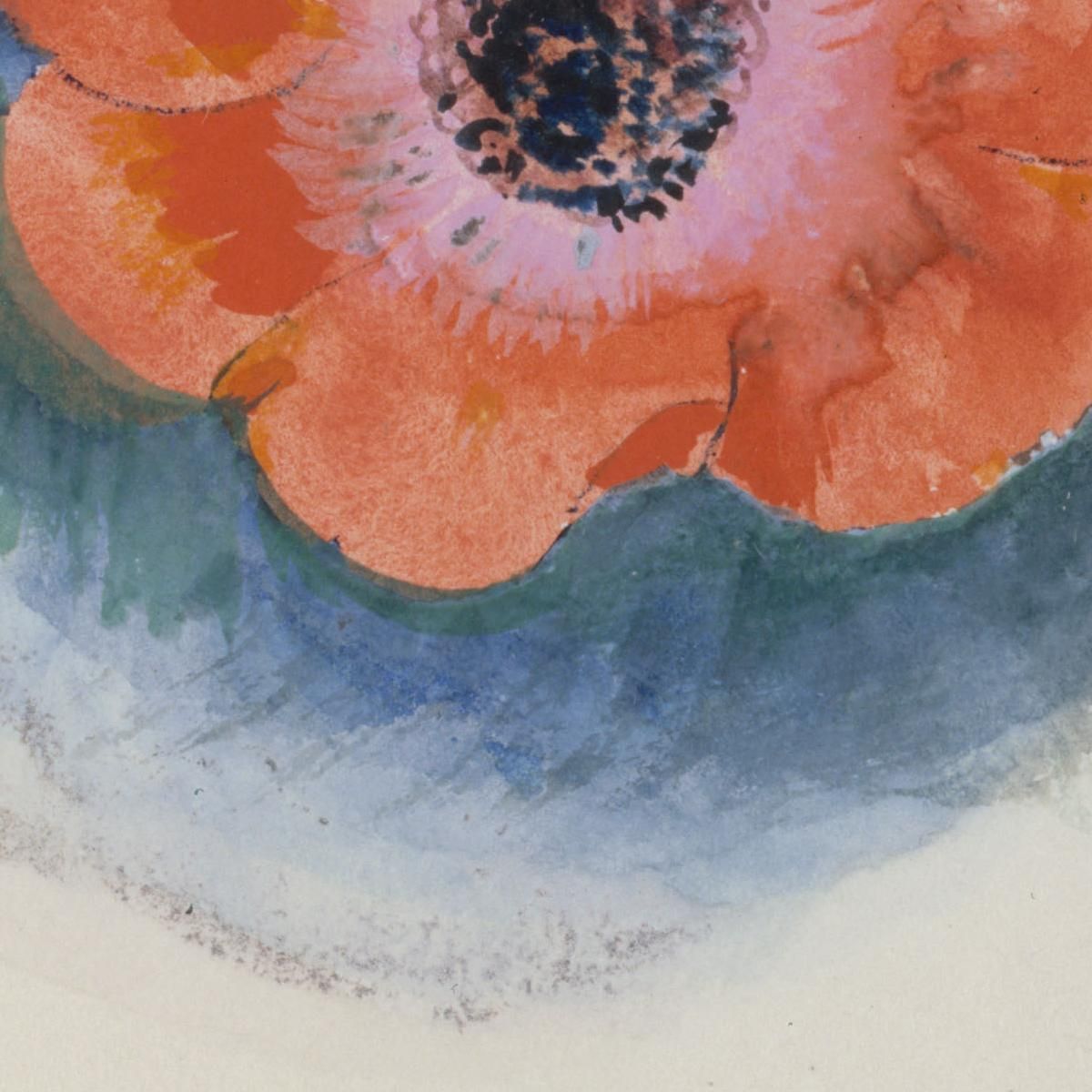 Study Of Flowers Museum Of Fine Arts Of The City Of Paris Odilon Redon ord47 canvas print