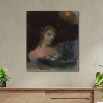 Ophelia Odilon Redon ord50 canvas print 
