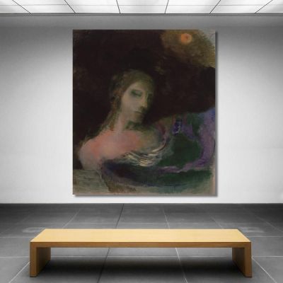 Ophelia Odilon Redon ord50 canvas print 